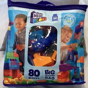 Fisher-Price Mega Bloks 80-Piece Colorful Building Set